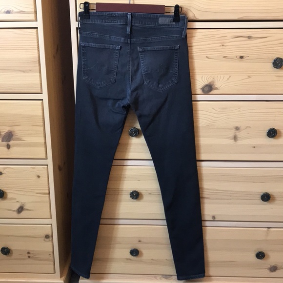 Ag Adriano Goldschmied Gray Farrah High Rise Skinny Jeans Size 26 R - Picture 6 of 9